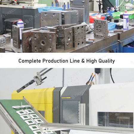 faceplate production line